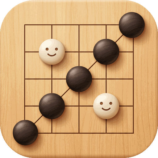 五子棋小學堂 Gomoku Kids app icon
