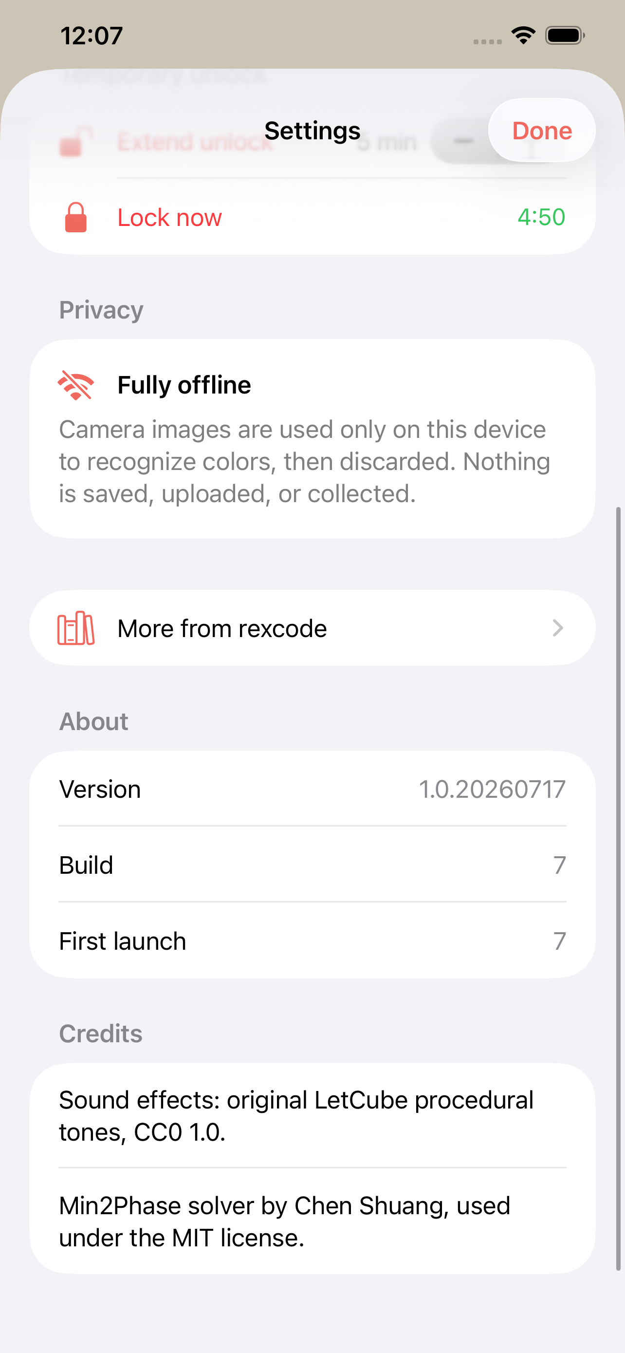 完全離線 只取顏色 Fully offline colors only