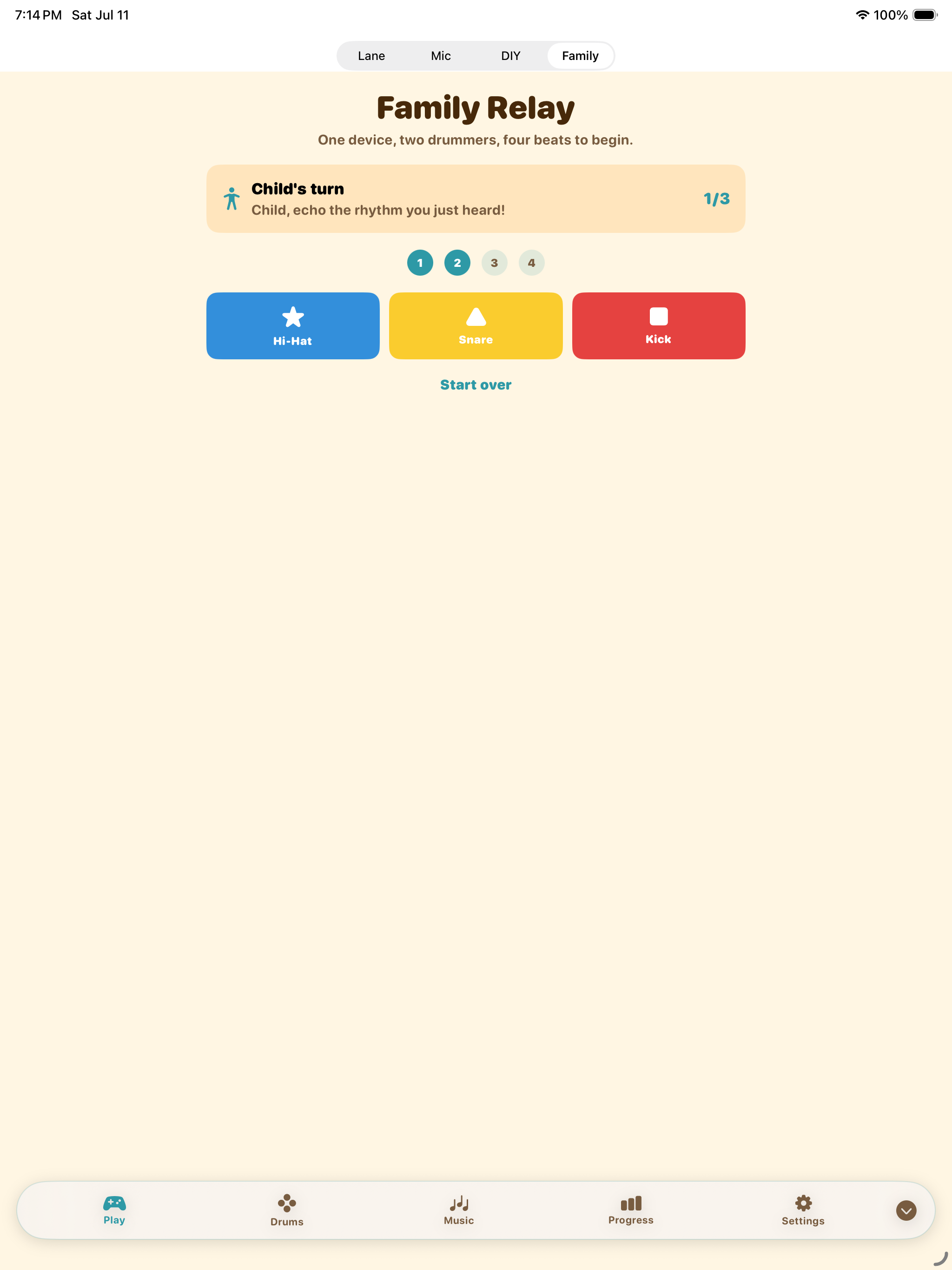 iPad 親子接力 Family Relay