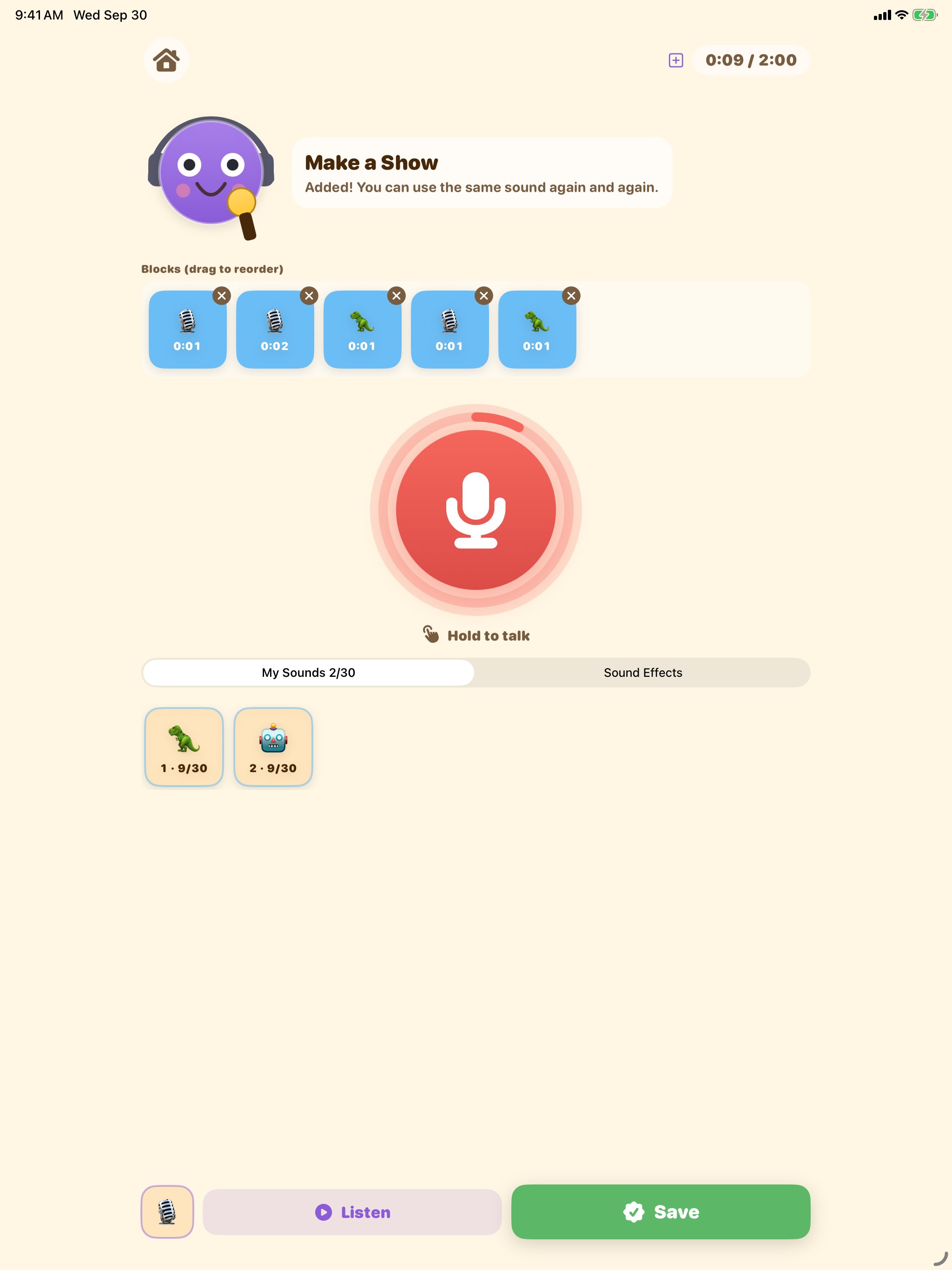 LetPod — Use a sound again and again