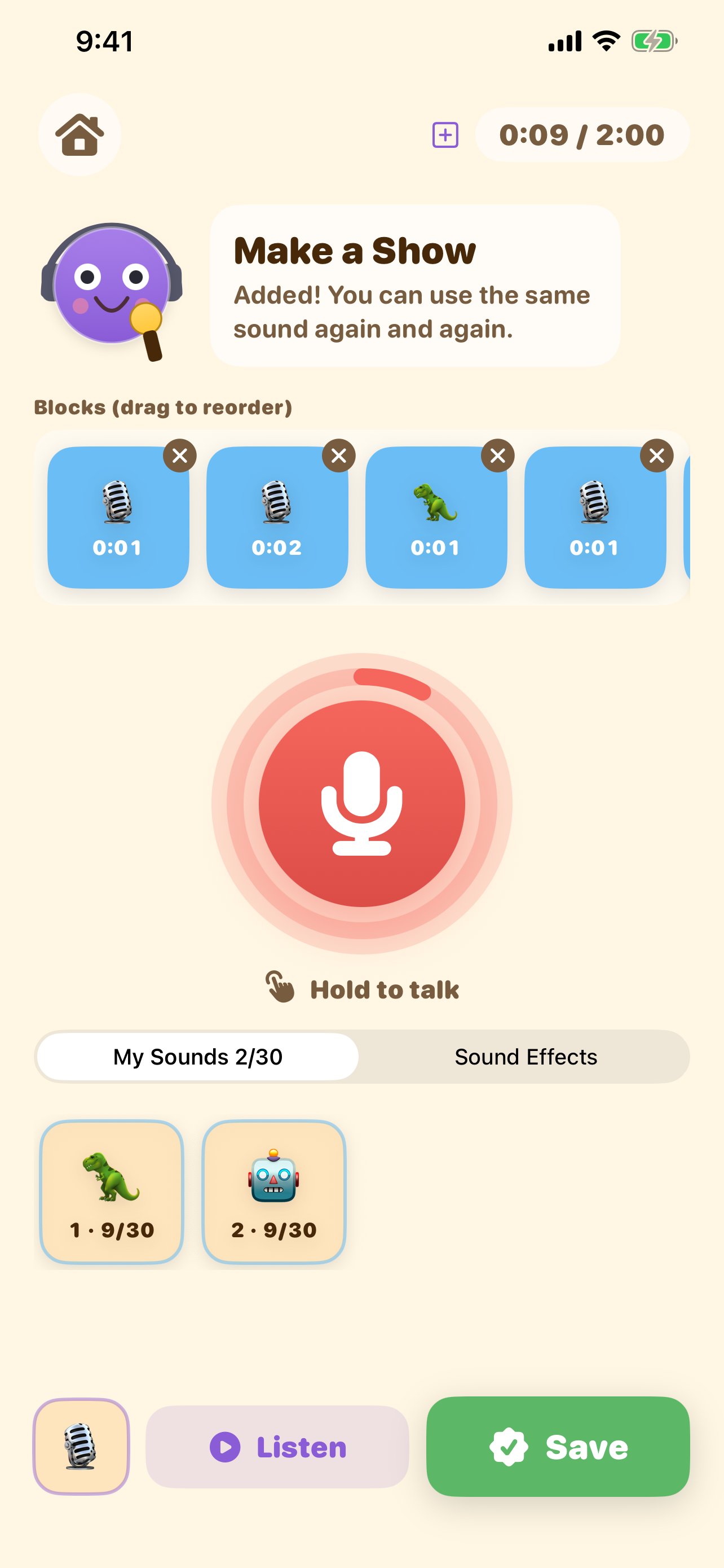 LetPod — Use a sound again and again