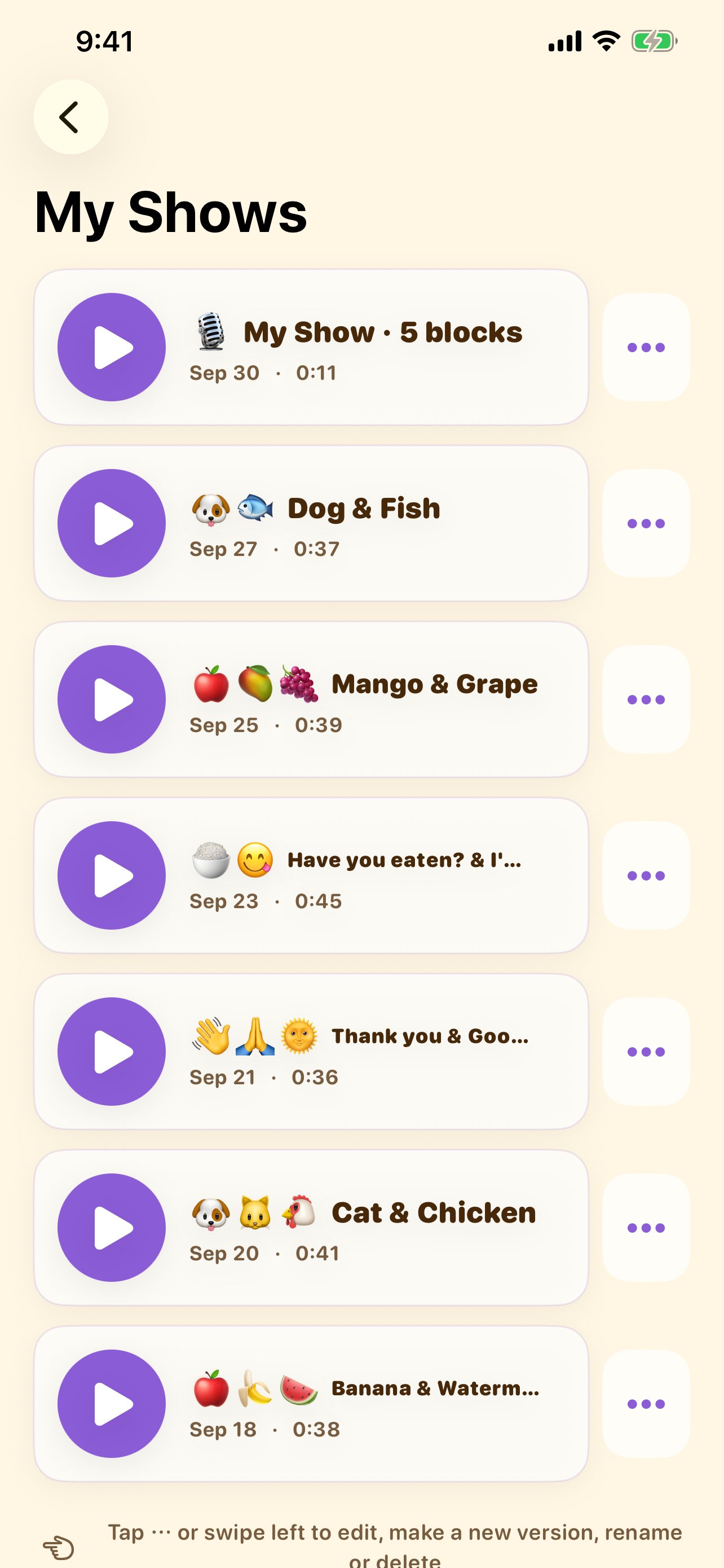 LetPod — My Shows