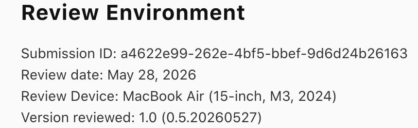 App Store Connect — 第二次拒絕通知 3