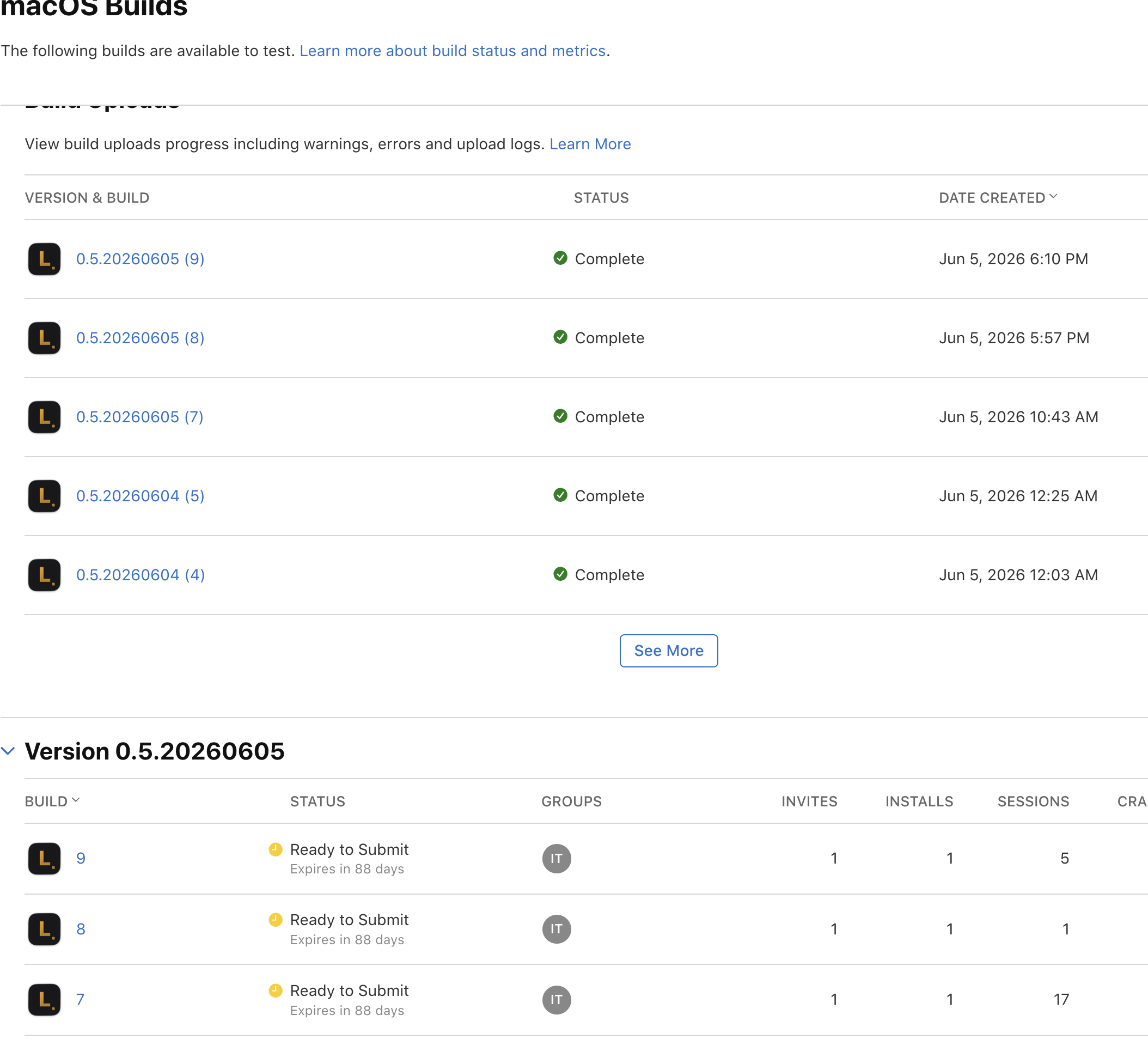 App Store Connect — App live