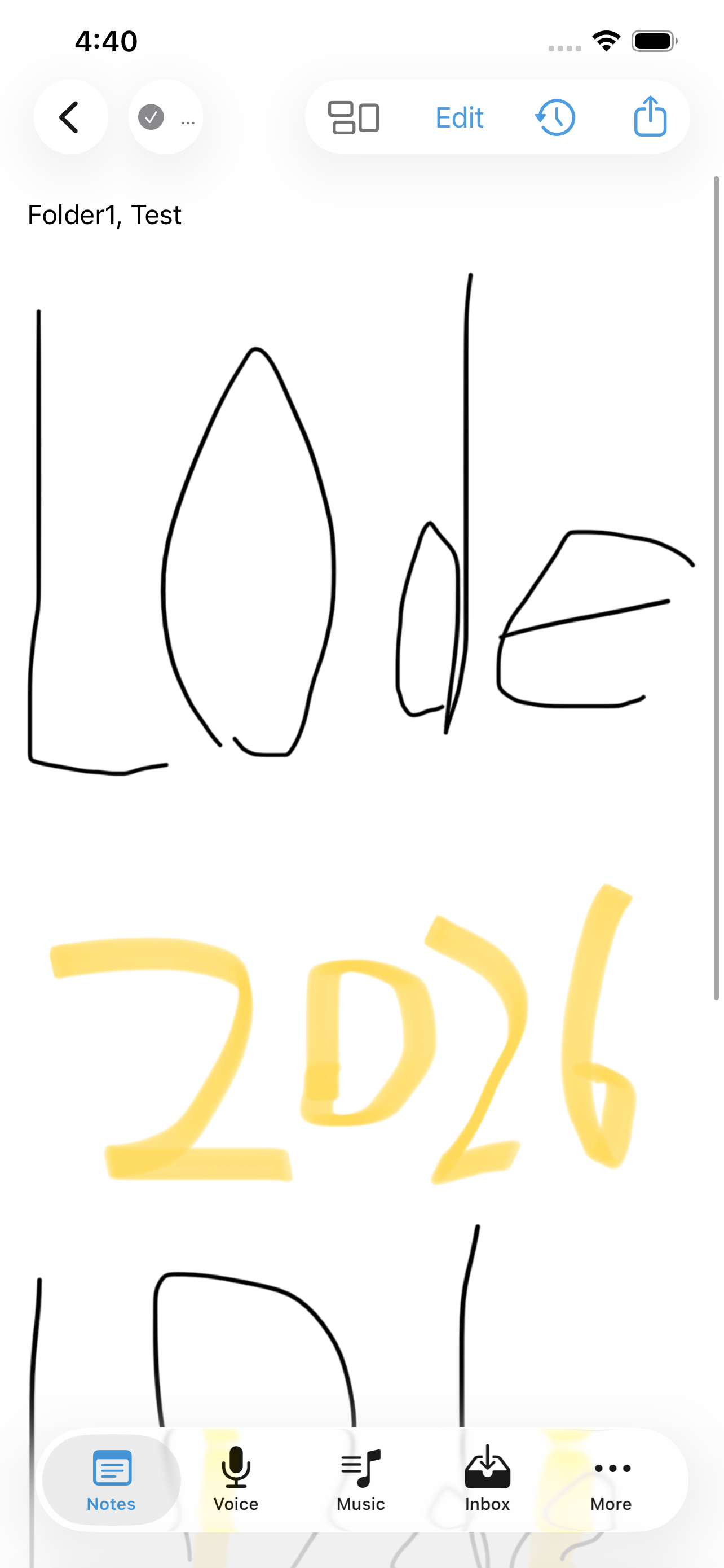Notes 手寫 Sketch 直接嵌入筆記